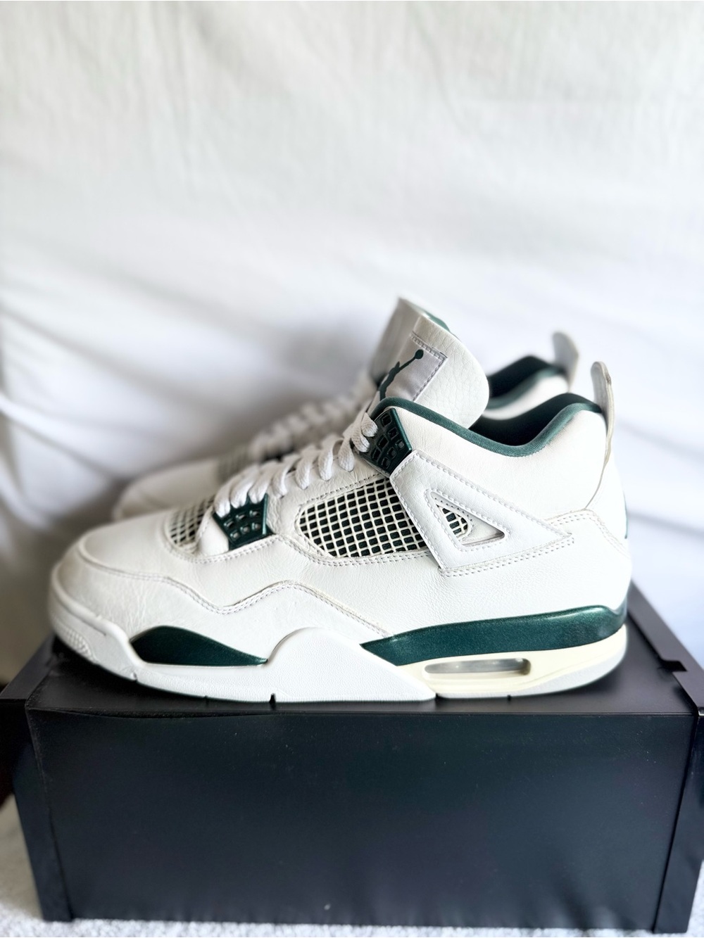 AUTHENTIC Jordan 4 Retro Oxidized Green size 11 FQ8138-103 2023 PRE-OWNED - Picture 2 of 8